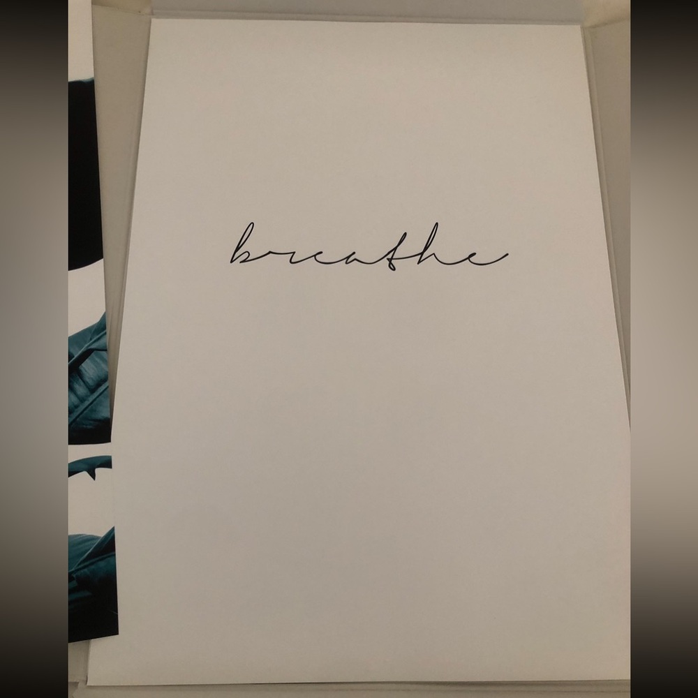 Desenio Breath Art Poster with Frame
